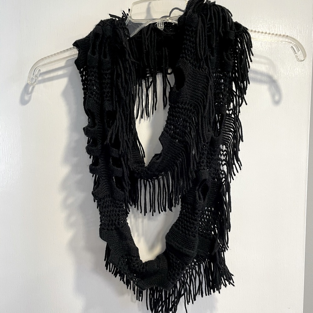 Fringed Infiniti scarf